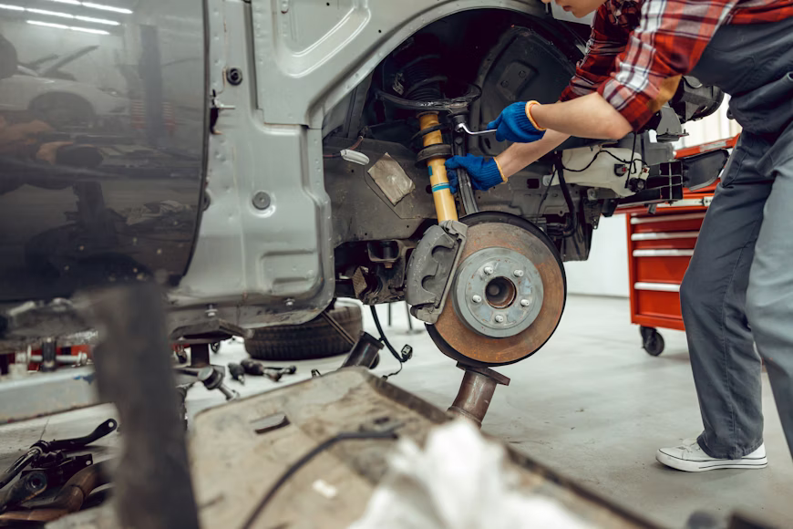 automotive brake rotors inventory in Detroit warehouse