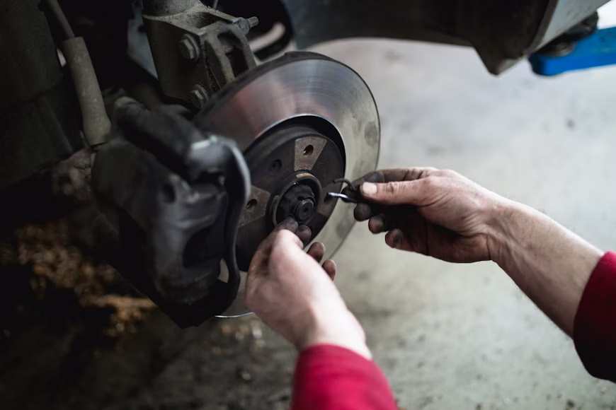 brake rotor replacement in Detroit repair shop