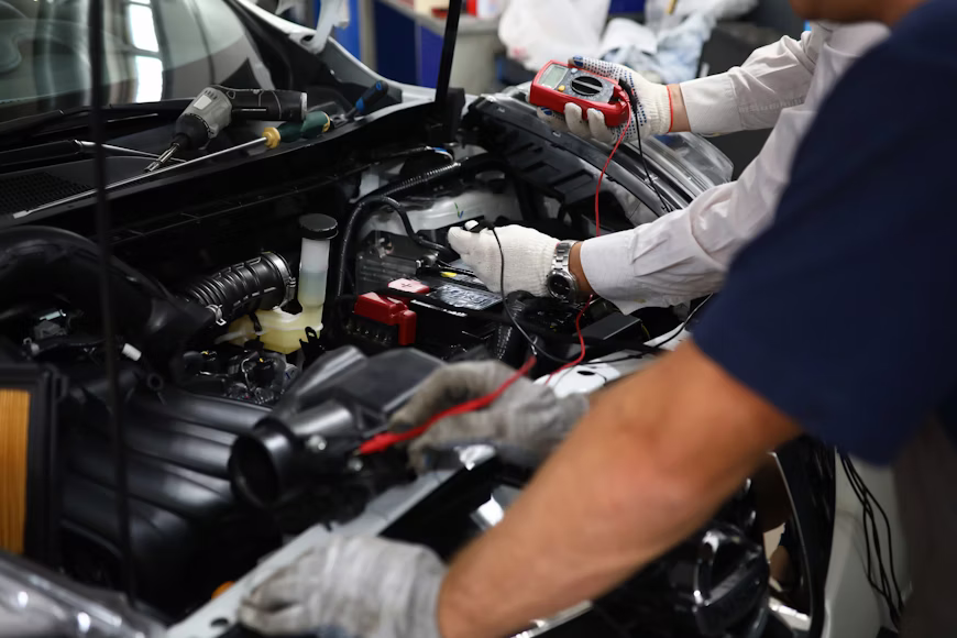 mechanic installing turbocharger in Detroit MI